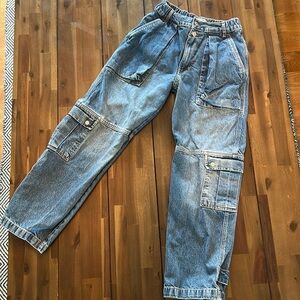 Free People We the Free Utility Cargo Jeans